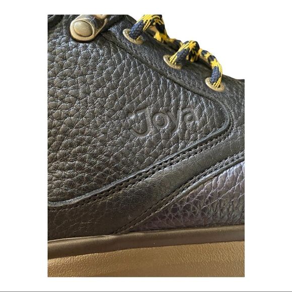 Joya | Liverpool Black/Navy Limited Yak Leather Edition Ortholite Lace Up Boots - Picture 10 of 12